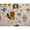 Baumwollstoff Flannel, Tiere, Kinderstoff, Meterware