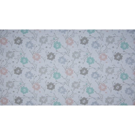Organic melange French Terry Print Organic melange French Terry Print